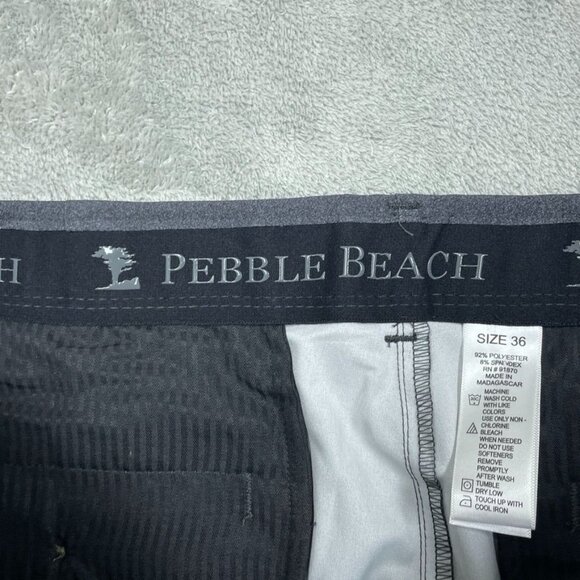 Pebble Beach Men’s Performance Golf Shorts Size 36 Gray a0122 - Picture 3 of 6